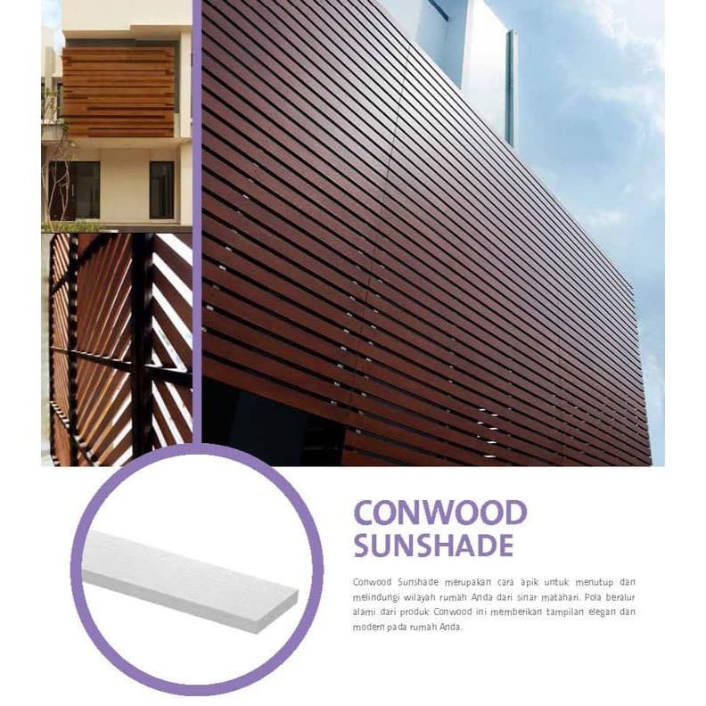 Conwood Sunshade (76 x 3050 x 14 mm)