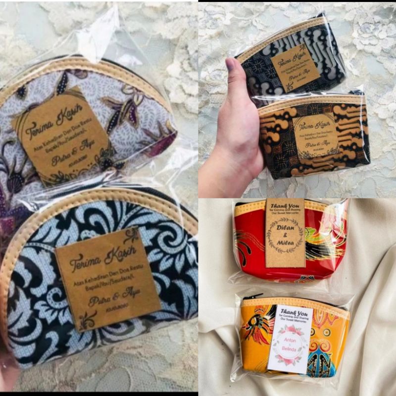 Souvenir pouch batik / dompet batik souvenir pernikahan / Dompet Murah / Dompet mini Lucu