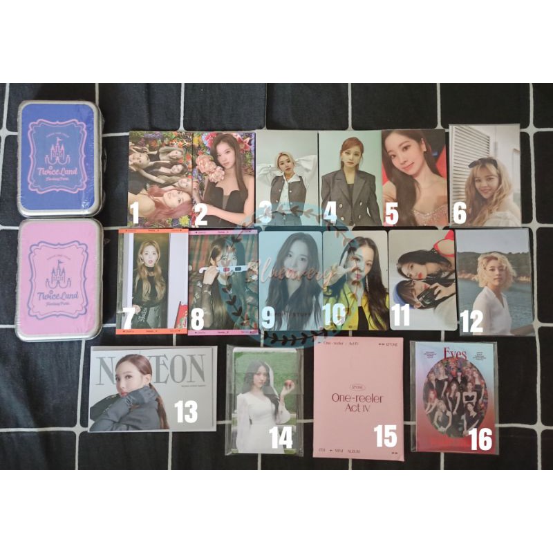 [READY STOCK] twice eyes wide open fromis_9 my little society photocard gfriend izone pc benefit ar
