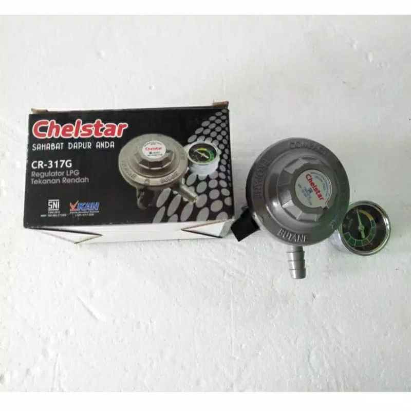 REGULATOR KOMPOR GAS STARCAM TEKANAN RENDAH  SC-T12RMETER