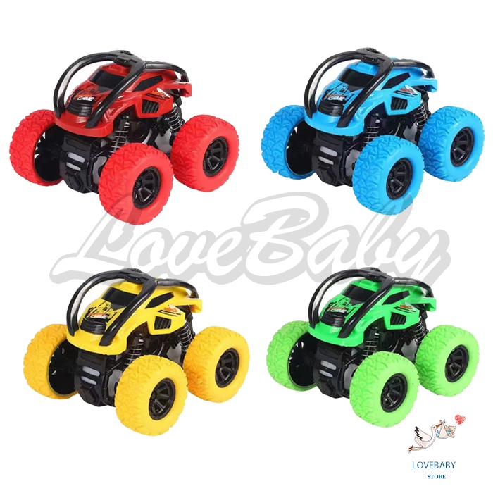 [1KG 10PCS] LBS Mobil Monster Zap Off Road 4 Drive Inertia Tanpa Batrai Ban Karet Tahan Banting