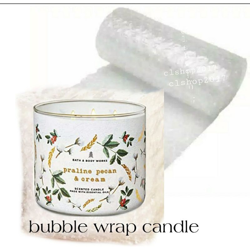 TAMBAHAN BUBBLE WRAP MIST LOTION CANDLE DLL