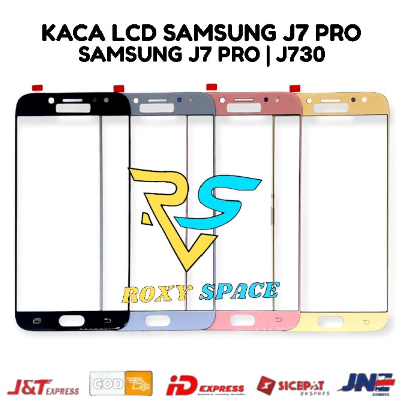 Kaca Lcd Samsung Galaxy J7 Pro J730 Kaca Depan Kaca Touchscreen Touch Screen Layar Sentuh Glass Lcd Ts Tc Digitizer Glass Original