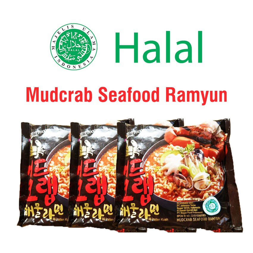 

MIE INSTAN SEGYE MUDCRAB SEAFOOD RAMYUN HALAL MUI