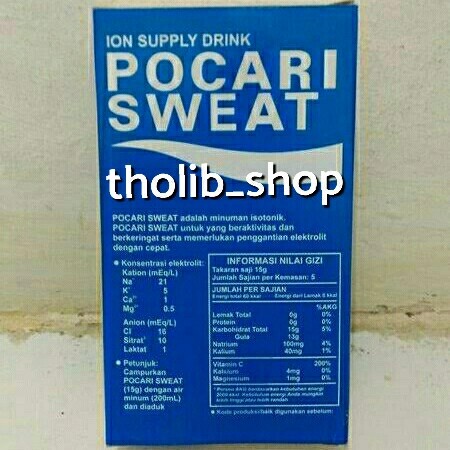 

pocari sweet isotonic bubuk serbuk powder sachet 75gr (5's x 15gr )