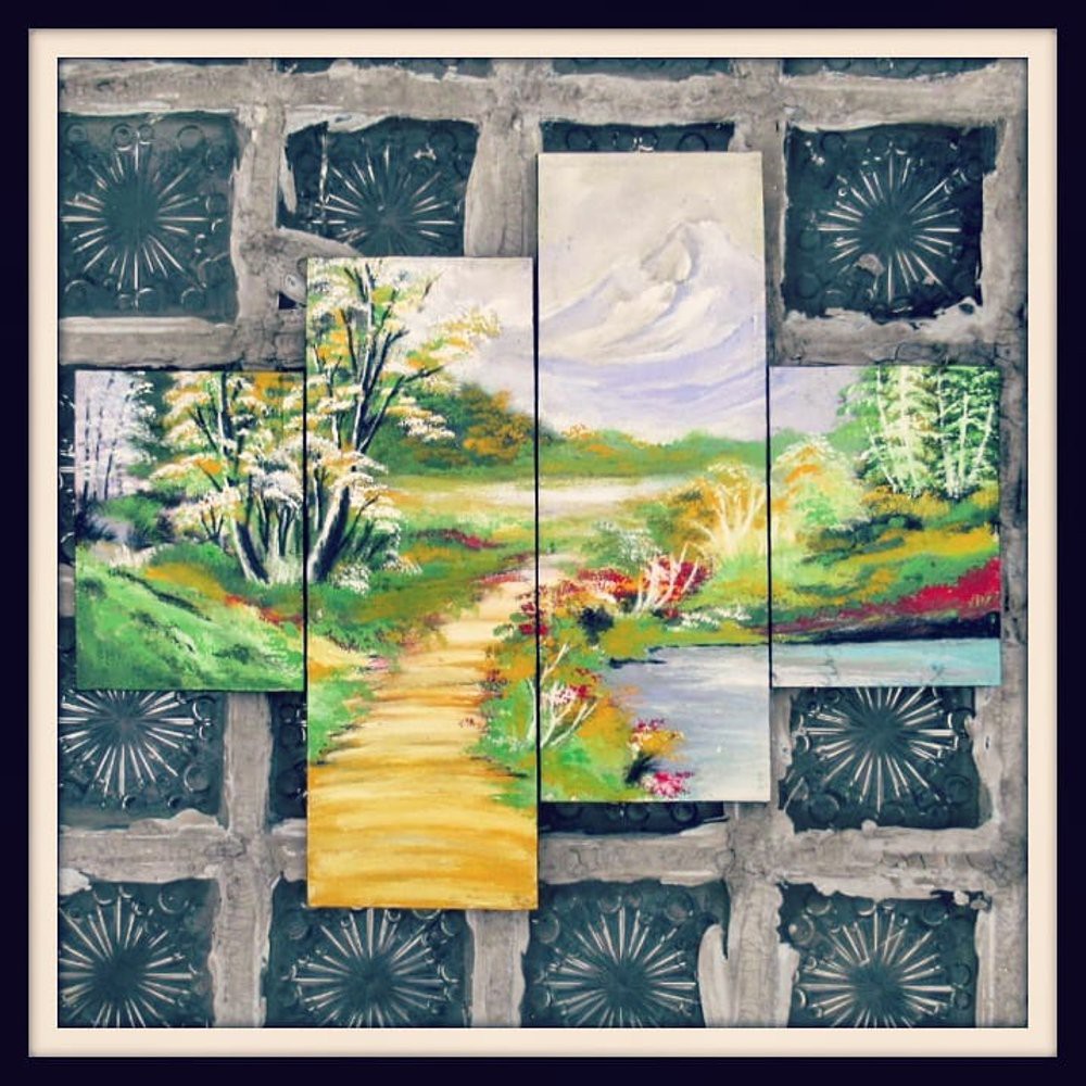 Lukisan Pemandangan Alam Shopee Indonesia