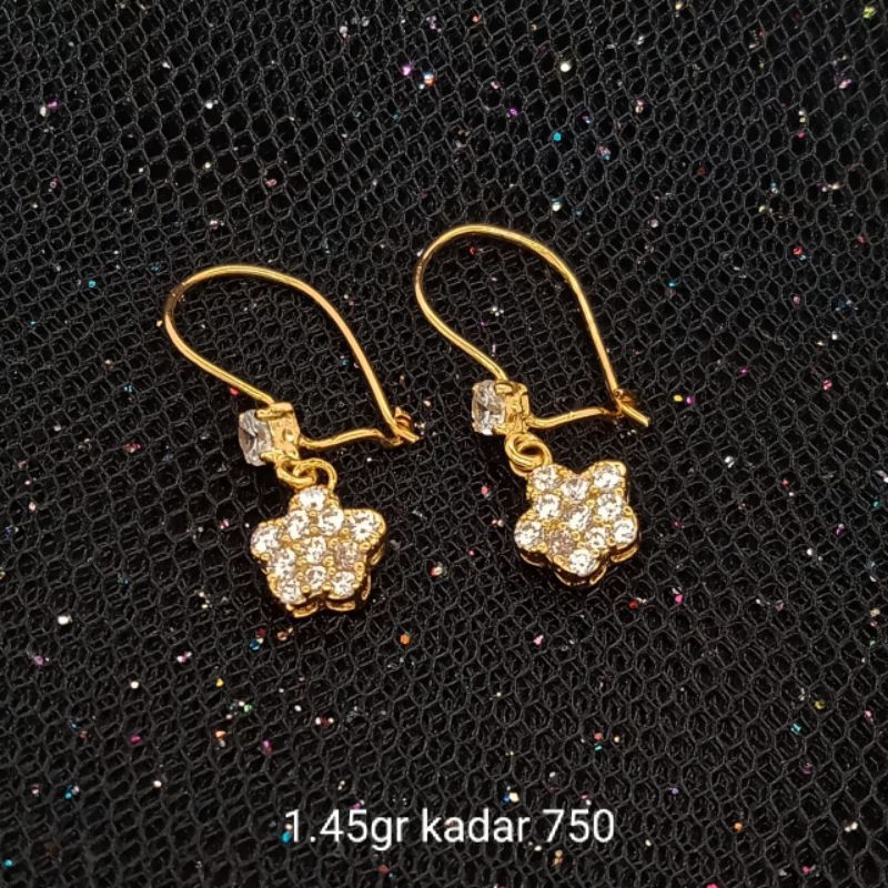 Anting Emas 17 K - kuning 1.45gr Kadar 750 - 2681