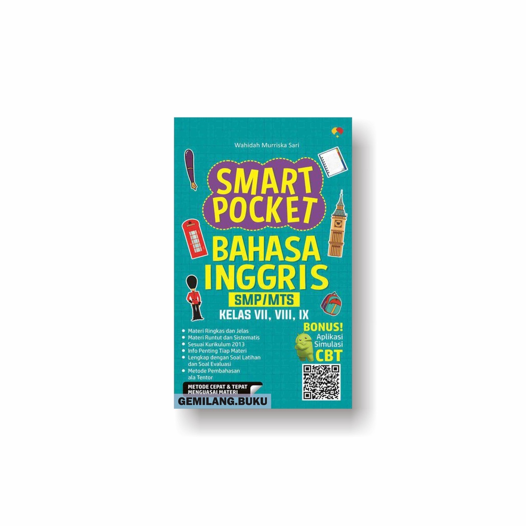 Smart Pocket SMP/MTS (Bahasa Inggris/indonesia, Matematika, IPA, IPS)-BAHASA INGGRIS