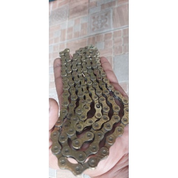 Rantai Sepeda Shimano X12EL Speed Gold