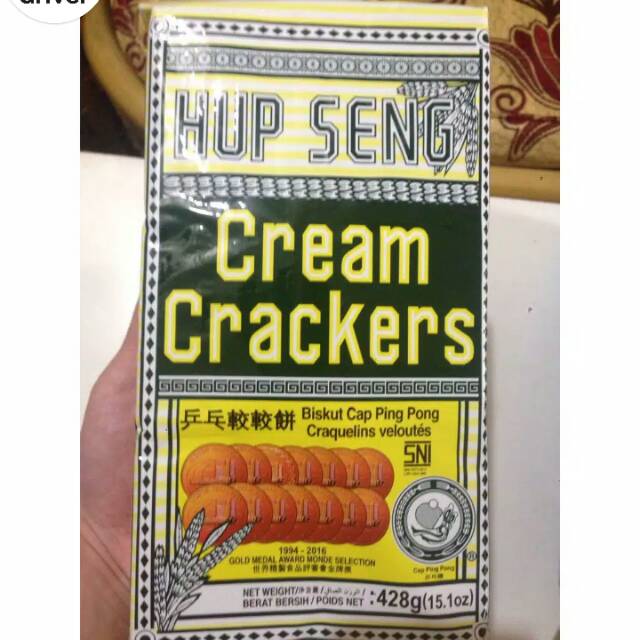 

hup seng cream/ suger /vegetable crackers