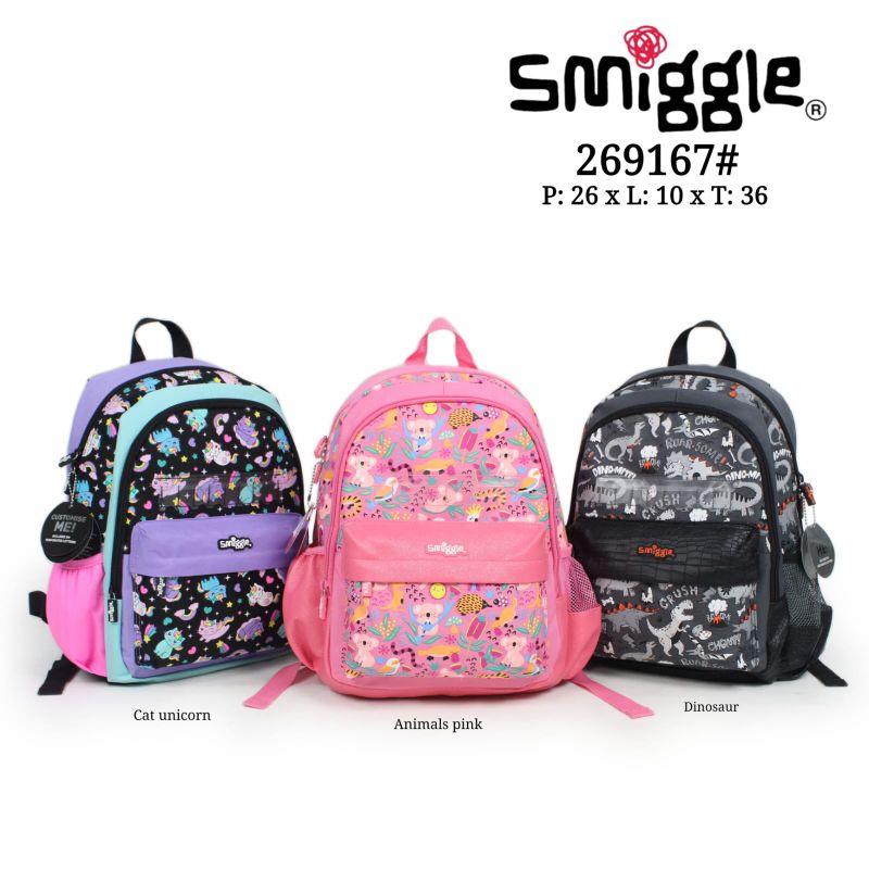 SMIGGLE Ori Go Junior Backpack ukuran medium