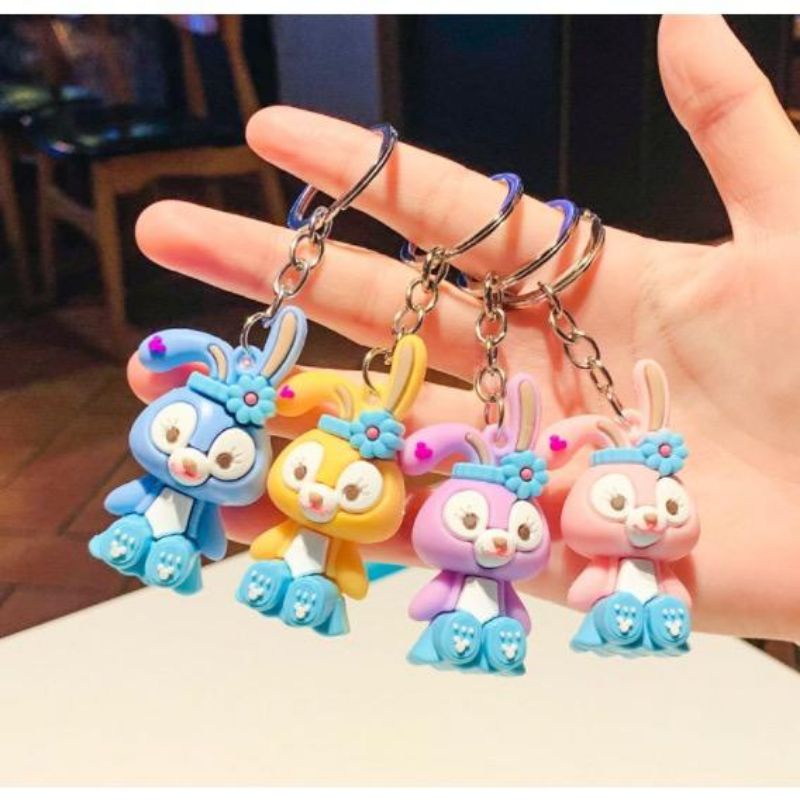 PREMIUM GANTUNGAN KUNCI LUCU / GANTUNGAN KUNCI RABBIT 3D IMPORT MURAH