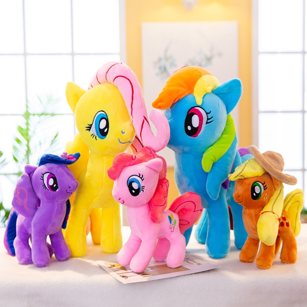 Hw Mainan Boneka Stuffed Plush Kuda Pony Untuk Hadiah Ulang Tahun Anak Perempuan