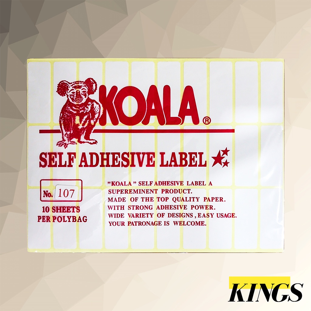 

Self Adhesive Label / Sticker Label Polos No 107