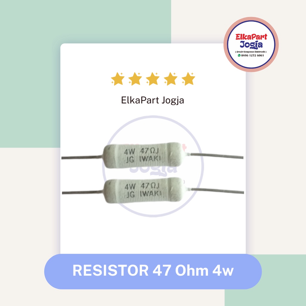RESISTOR JAPAN 4W 5% 47 Ohm Resistor Metal Film