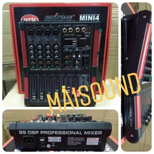 Mixer Roxtone Mini 4 Channel Mini4