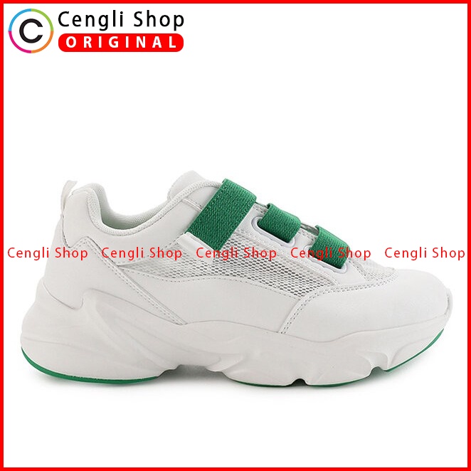 SEPATU SNEAKER WANITA HUSH PUPPIES ORIGINAL CASUAL BRANDED GREEN HW50