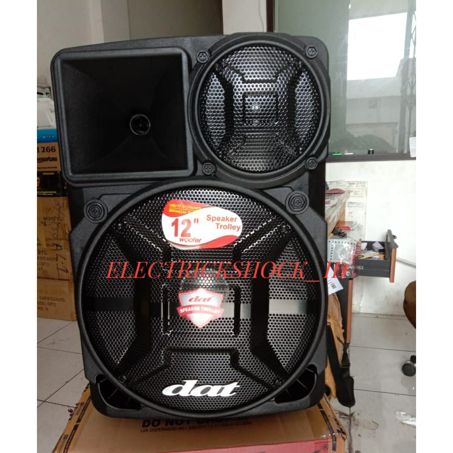 Speaker Portable DAT 12 inch DT 123 original Garansi bluetooth