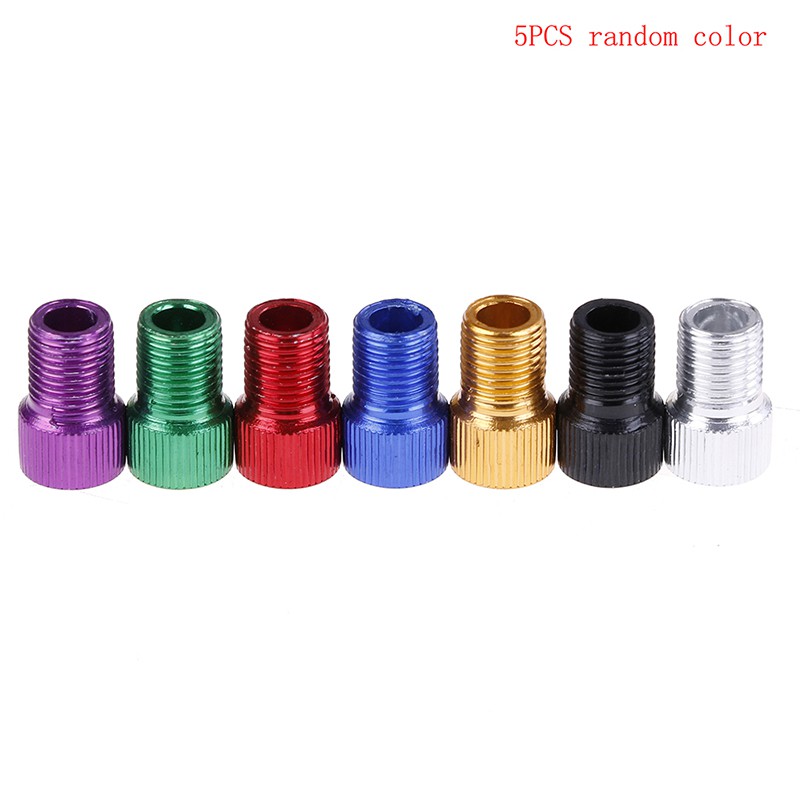 (Ele) 5pcs Adapter Konverter Katup Presta Ke Schrader Untuk Pompa Ban Sepeda