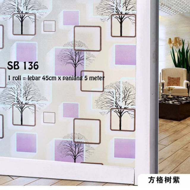 

Stiker Kaca 45 cm x 5 m