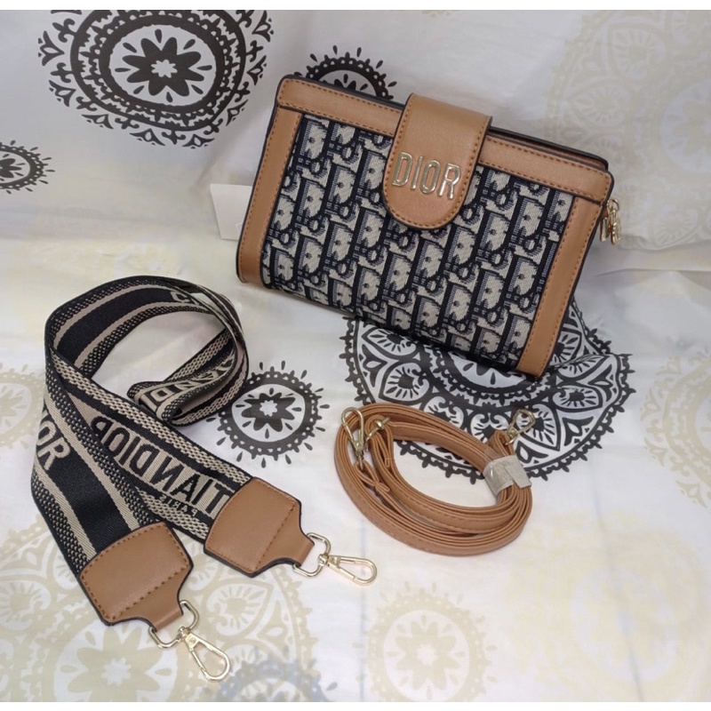 tas clutch dior