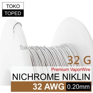 Nichrome Niklin Wire 32 AWG | kawat nikrom nikelin