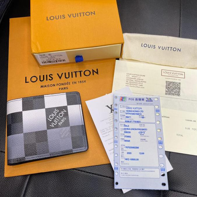 Dompet Kulit Asli Pria Branded Louis Vuitton Mirror 1:1 Ori Banjirezeki