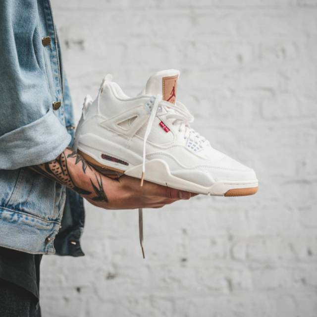 jordan 4 white denim