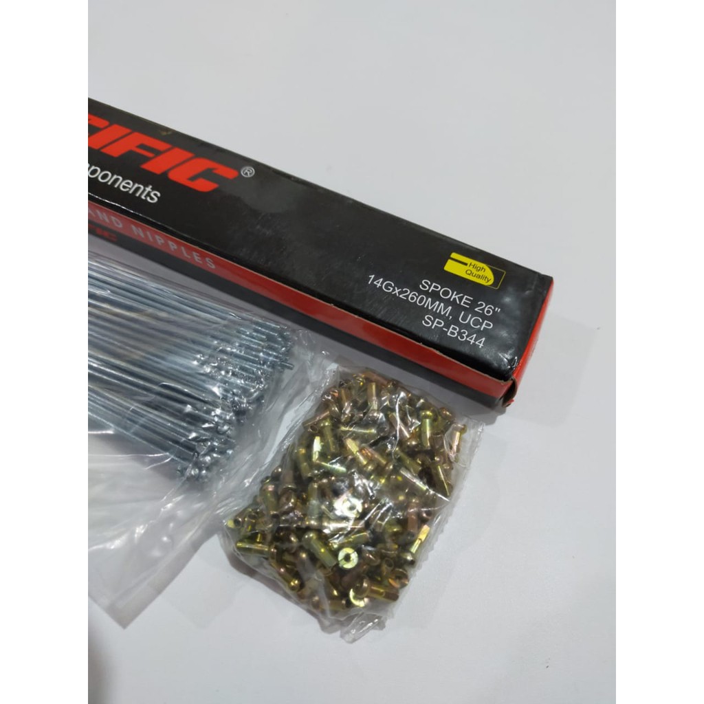 Pacific jari jari 26 CP spoke @ 36 pcs panjang 260 mm sepeda MTB