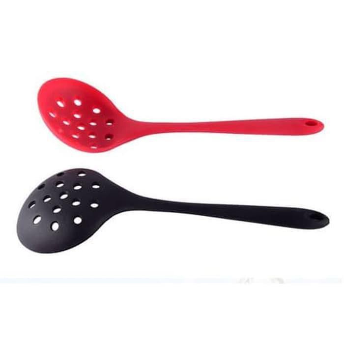 Sendok sayur Bolong Spatula Centong sayur silicone Food Grade