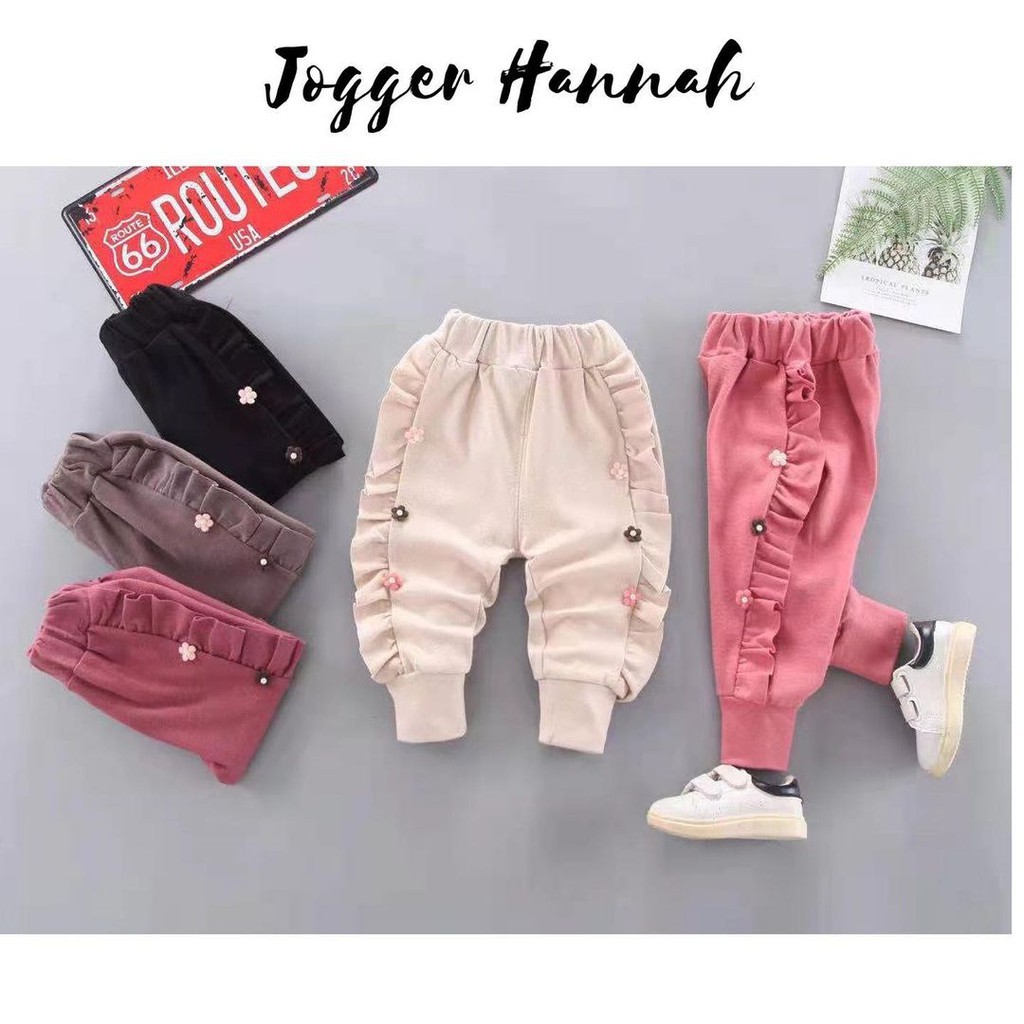 asli import JADE JOGGER / HANNAH celana anak bayi jalan lucu Terlaris Murah Pergi Cewek Perempuan Cewe