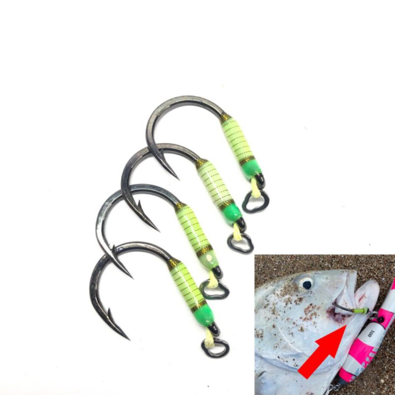 Assist Single Hook GID Untuk Popper dan Stickbait lure 1pcs