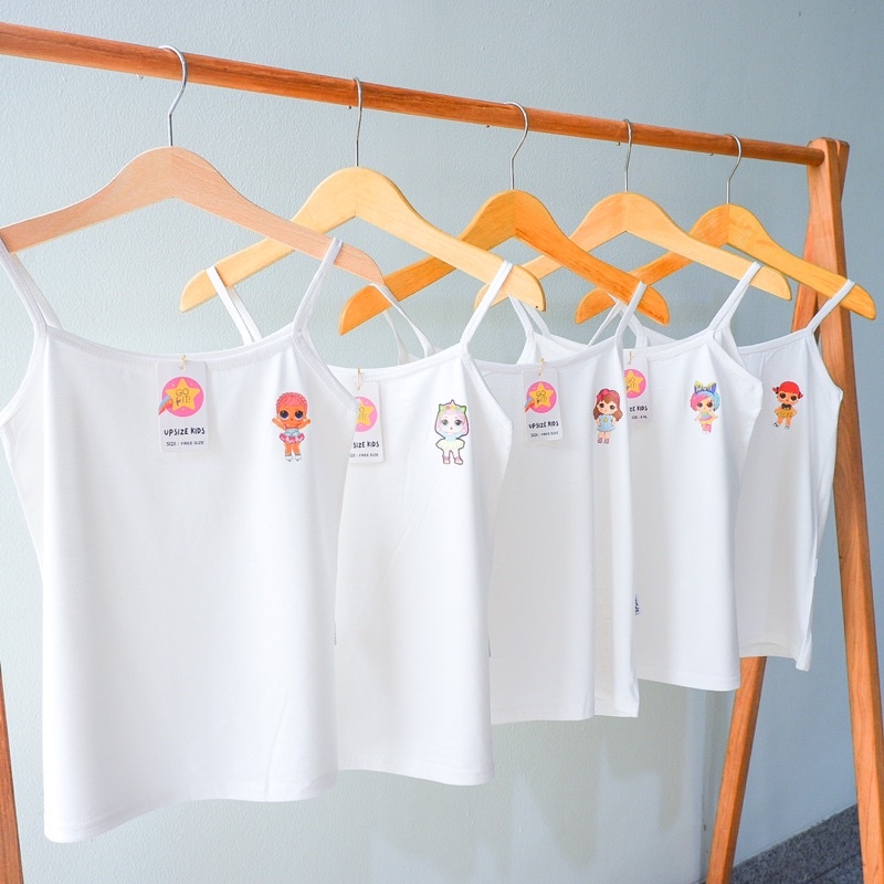 Kaos Dalam Singlet Polos Perempuan Tangtop Polos Anak Cewek Remaja Tengtop Putih Anak Sekolah