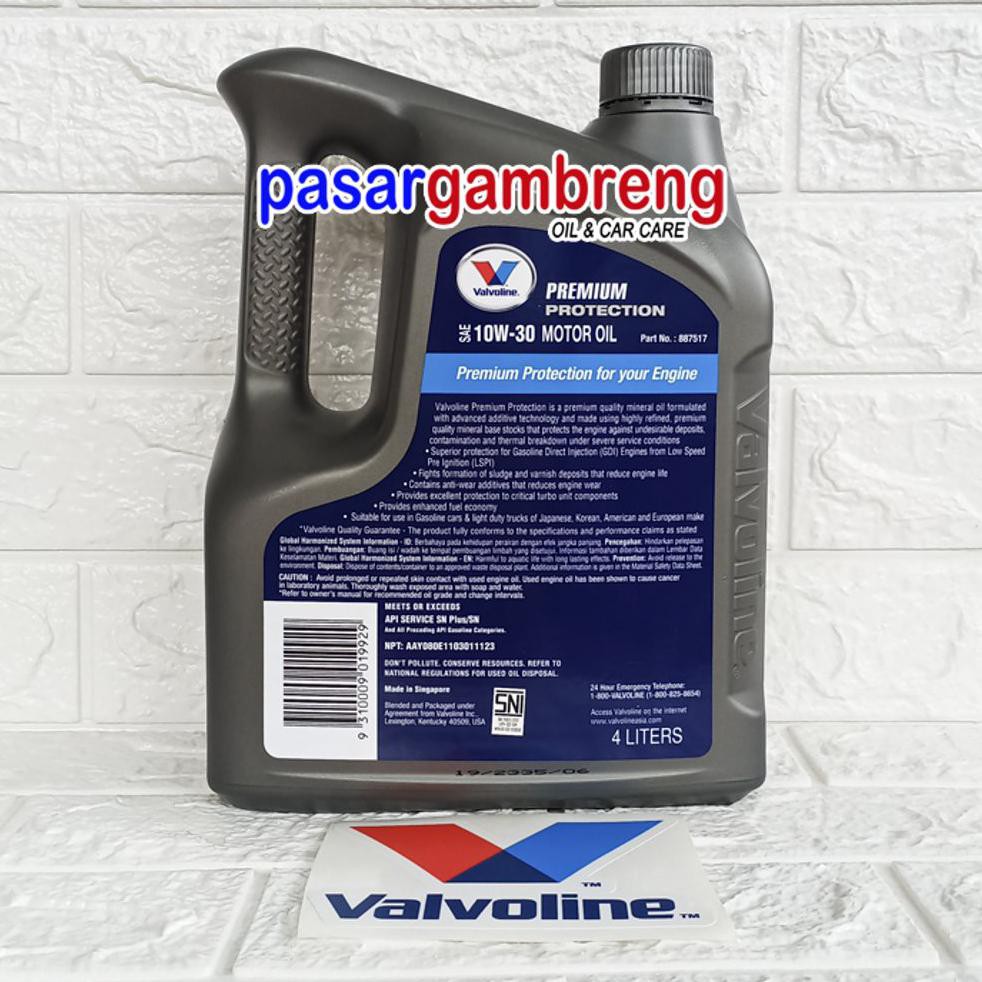 Best Price Valvoline Premium Conventional 10W-30 Galon