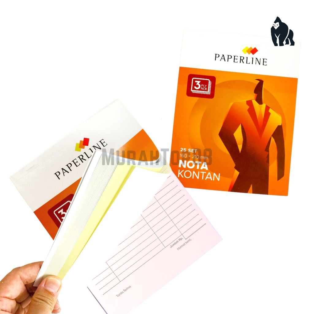 

Buku Nota Kontan 3 Ply Paperline / Bon Besar Rangkap 3 NCR [PER PCS]