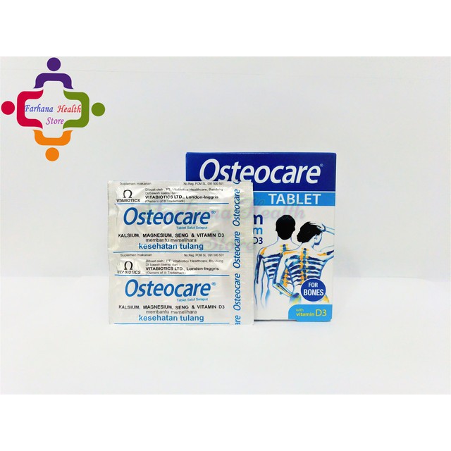 Original Osteocare Tablet / Suplemen Sendi & Tulang Paten