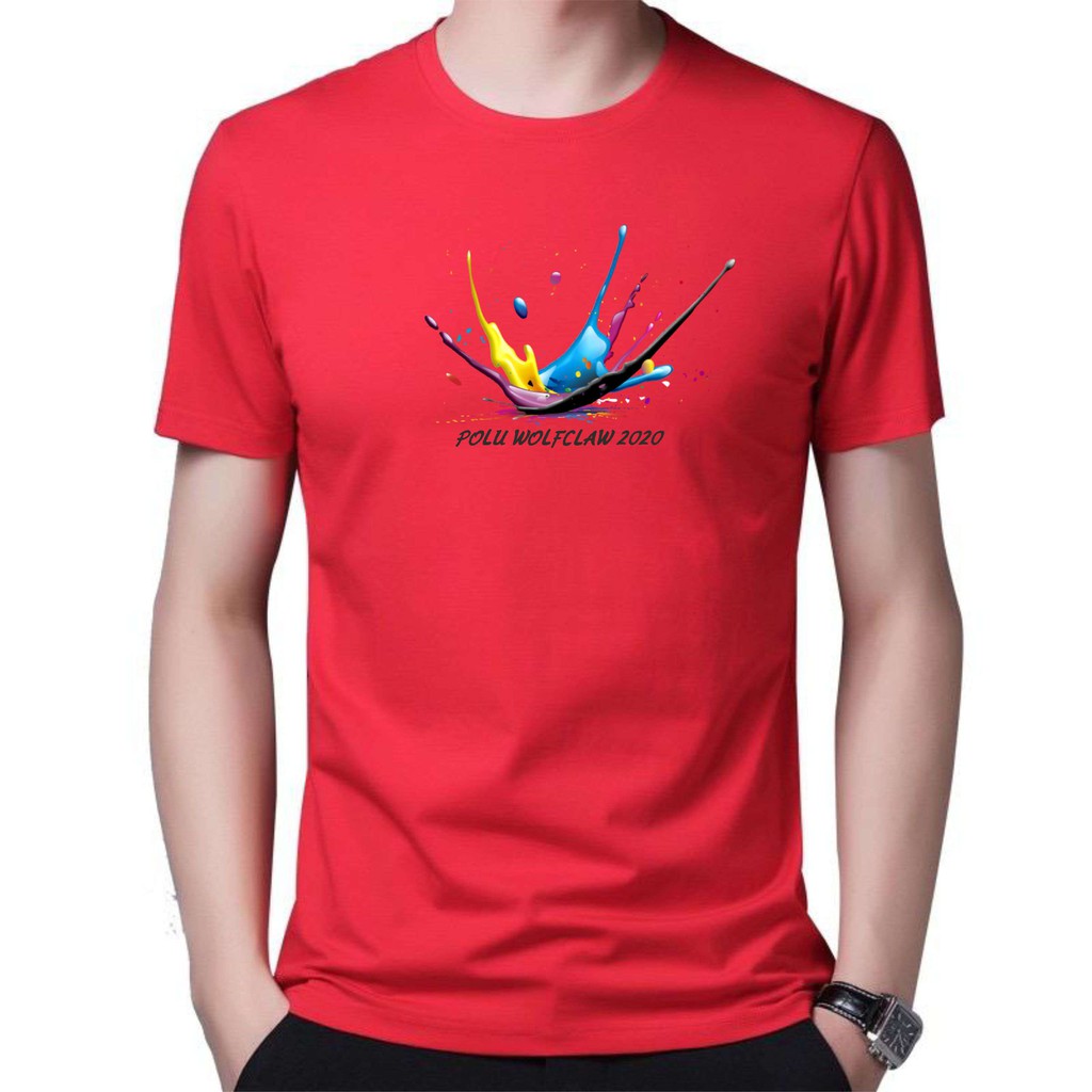 BS/COD/BAJU KAOS TANGAN PENDEK TINTAK/PRIA/REALPICTURE