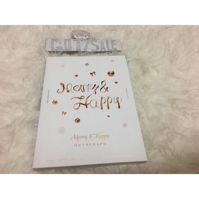 TWICE MONOGRAPH MERRY & HAPPY PHOTOBOOK ONLY / TWICE MONOGRAPH ONLY