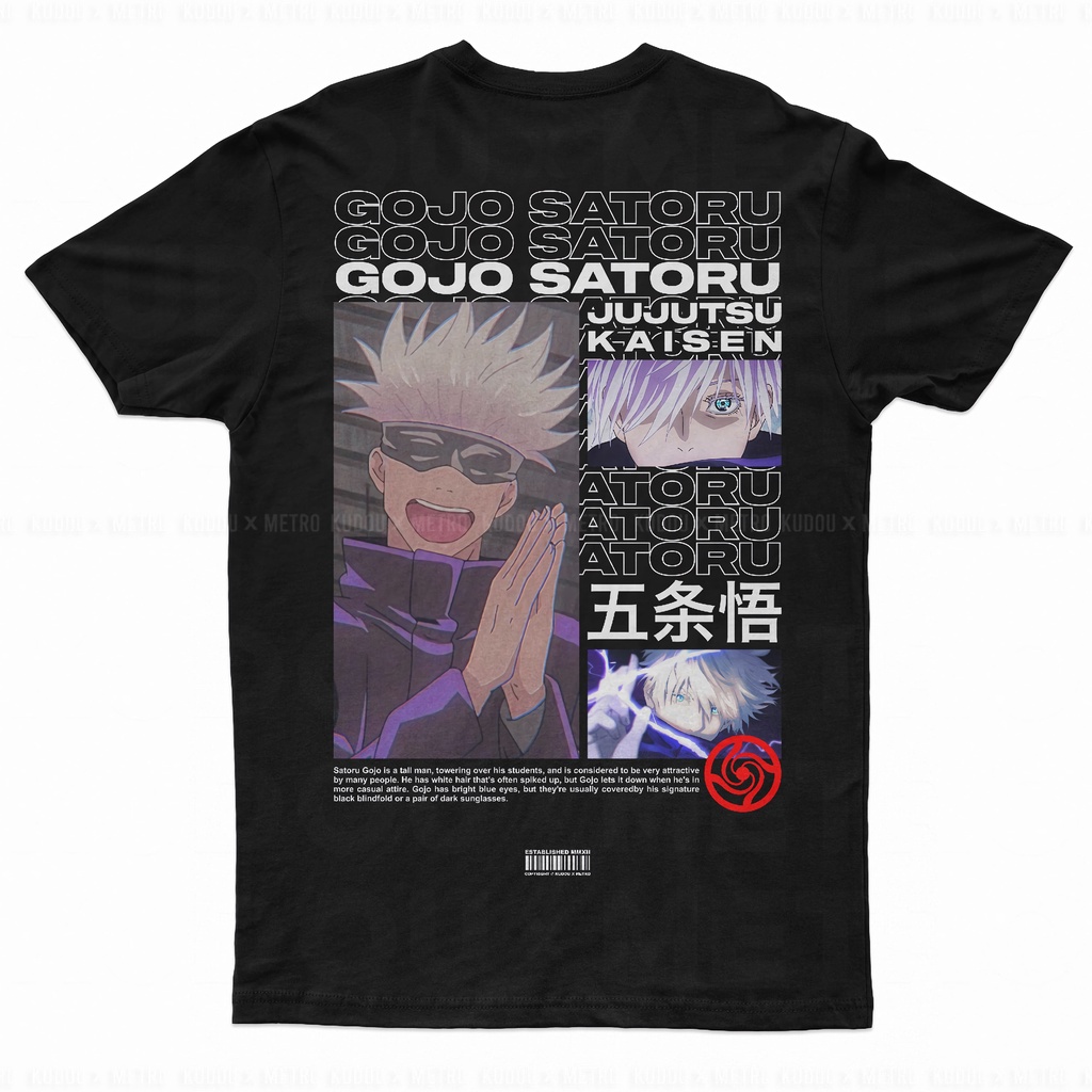 Tshirt Gojo Satoru Ultimate Anime Manga Jujutsu Kaisen Premium Unisex