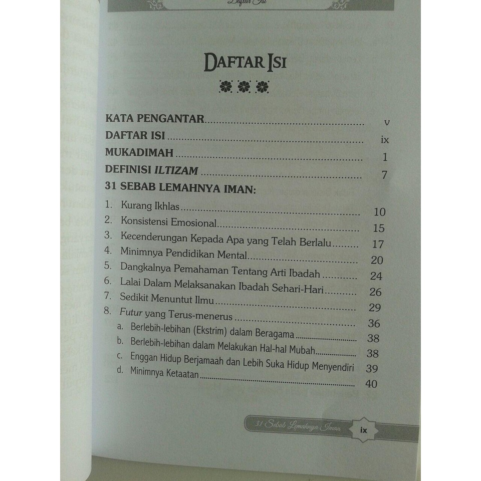 Buku 31 Sebab Lemahnya Iman - Darul Haq