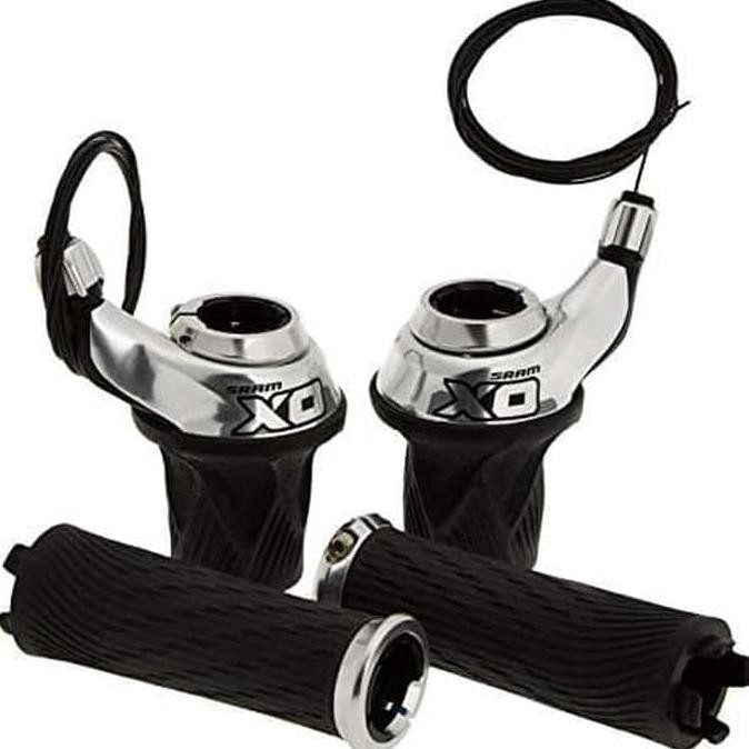 Sram X0 Shifter Grip Shift Set 10 Speed Rear 2 / 3 Speed Index Front