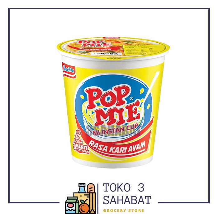 

Pop Mie Kuah Rasa Kari Ayam