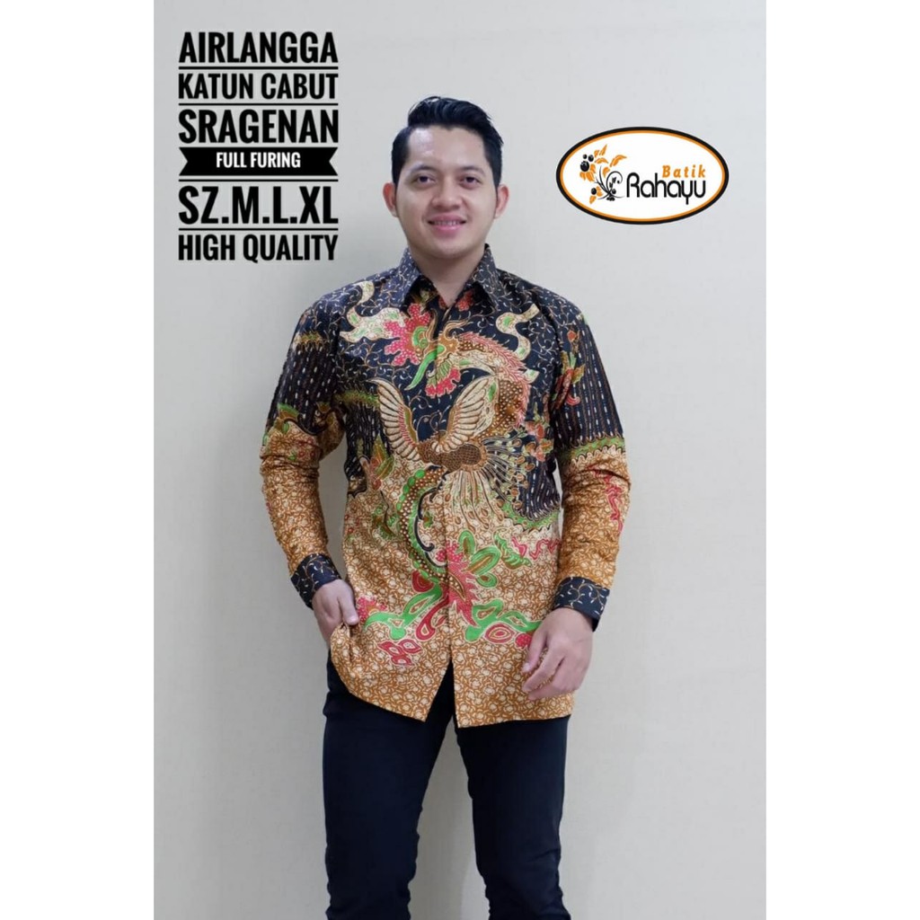 Baju Batik Airlangga Full Furing