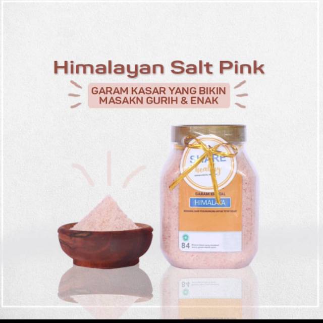 

Himalayan salt pink garam himalaya