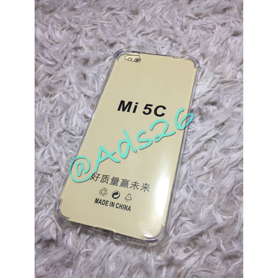 SoftCase Anticrack Xiaomi Mi 5C/Mi5C/Soft Casing Cover Clear