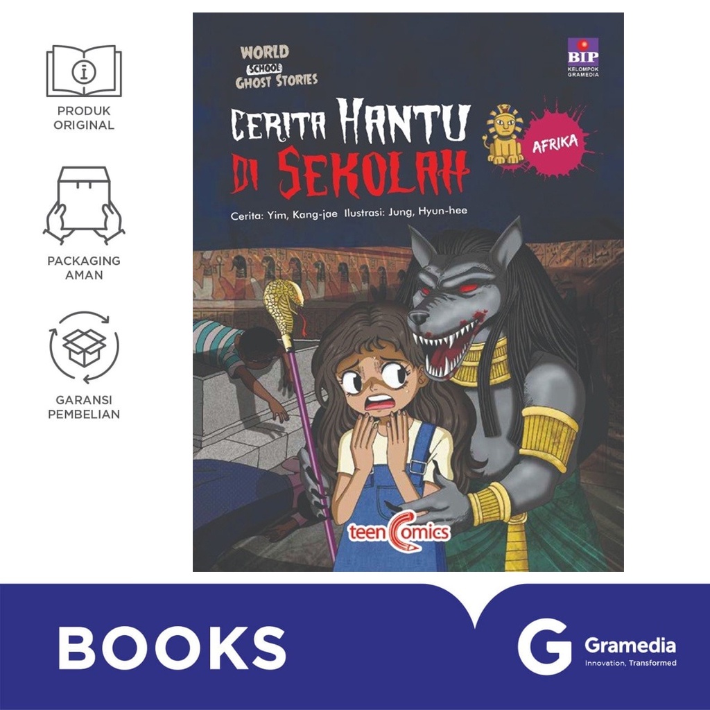 Gramedia Bali - Cerita Hantu Di Sekolah : Afrika