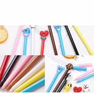 PENA ALAT TULIS / PEN GEL WARNA HITAM GAMBAR | Shopee Indonesia