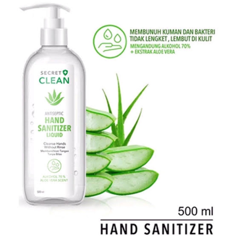 Secret Clean Hand Sanitizer Liquid 500 ml