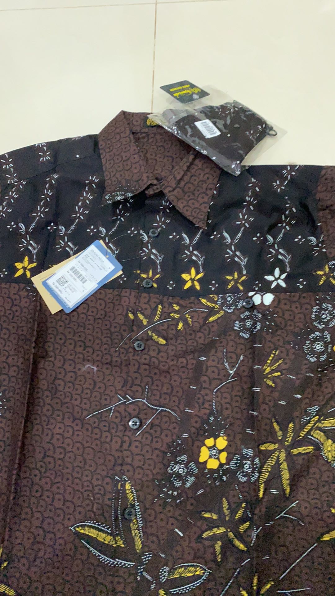 Arjuna Weda Hem Batik Pesisir Pekalongan - Coklat