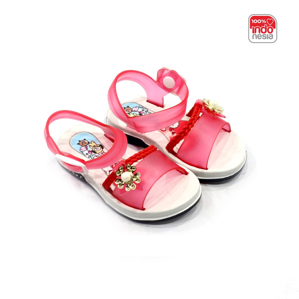 SANDAL ANAK BUNGA 20-25 RANDOM - SANDAL ANAK MOTIF